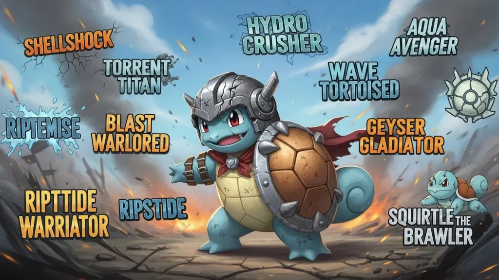Battle Squirtle Nicknames