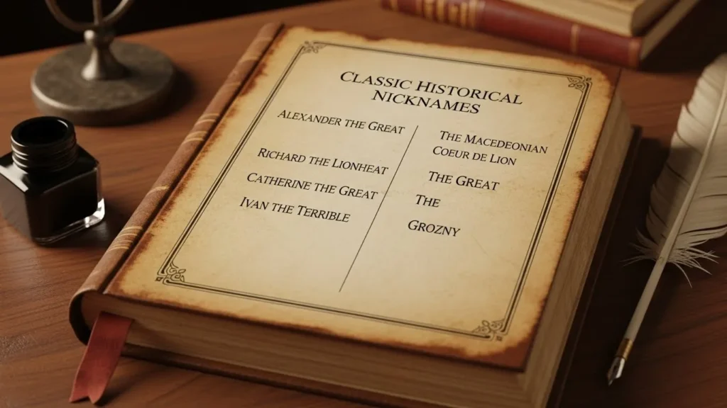 Classic Historical Nicknames