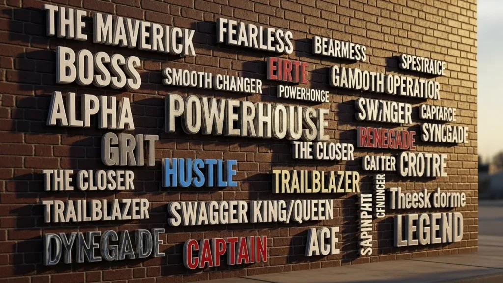 Confidence & Swagger Nicknames