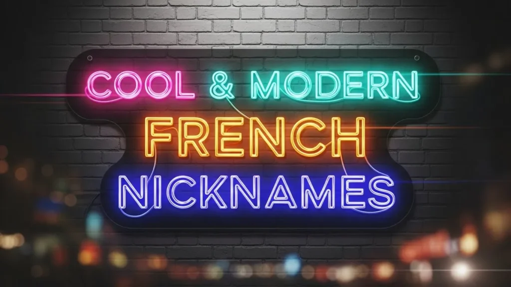 Cool & Modern French Nicknames
