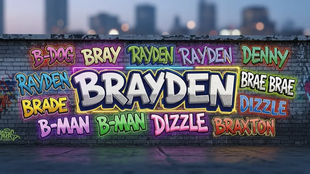 Cool Nicknames for Brayden