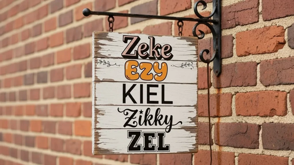 Cool Nicknames for Ezekiel