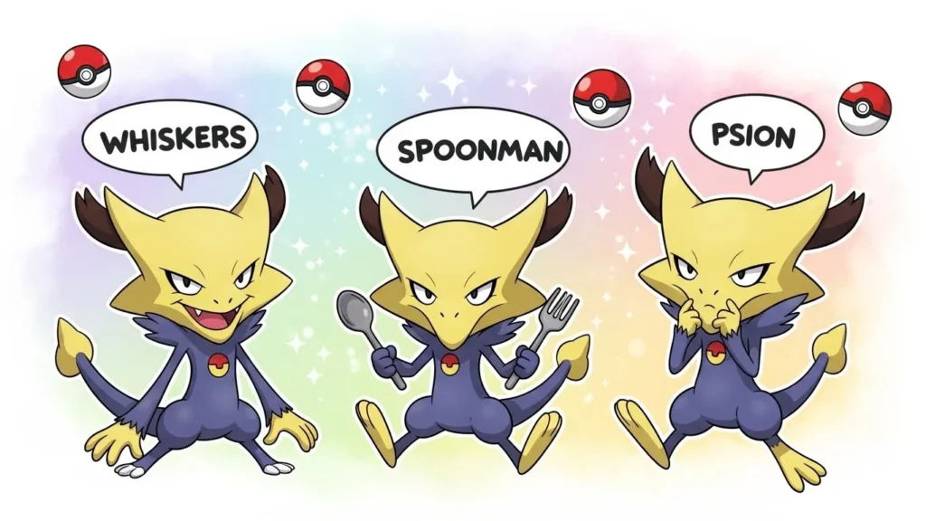 Cute Alakazam Nicknames