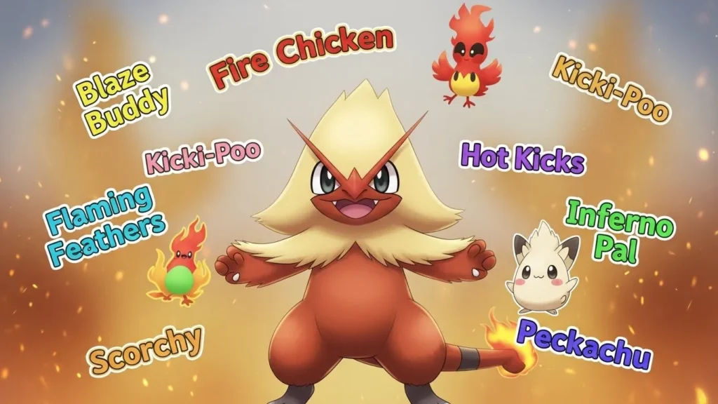 Cute Blaziken Nicknames