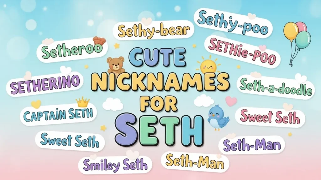 Cute Nicknames for Seth