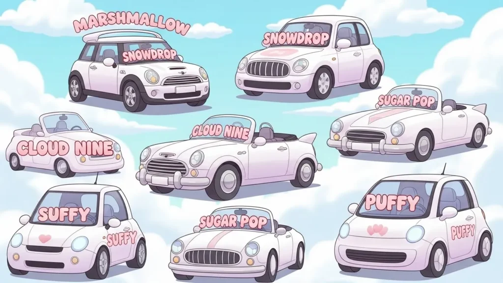 Cute White Car Names