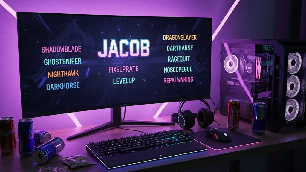 Gamer Nicknames for Jacob