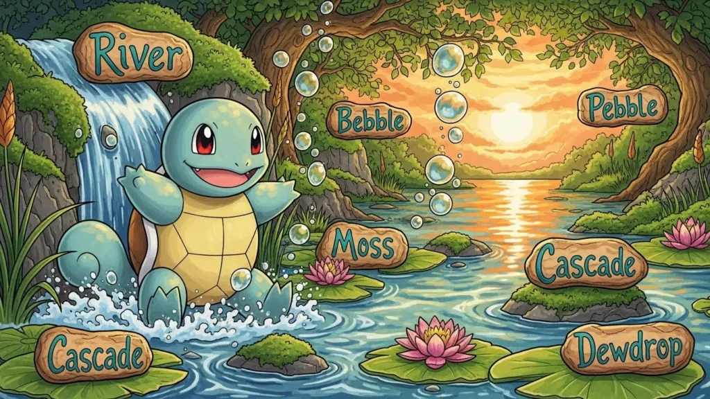Nature-Inspired Squirtle Nicknames