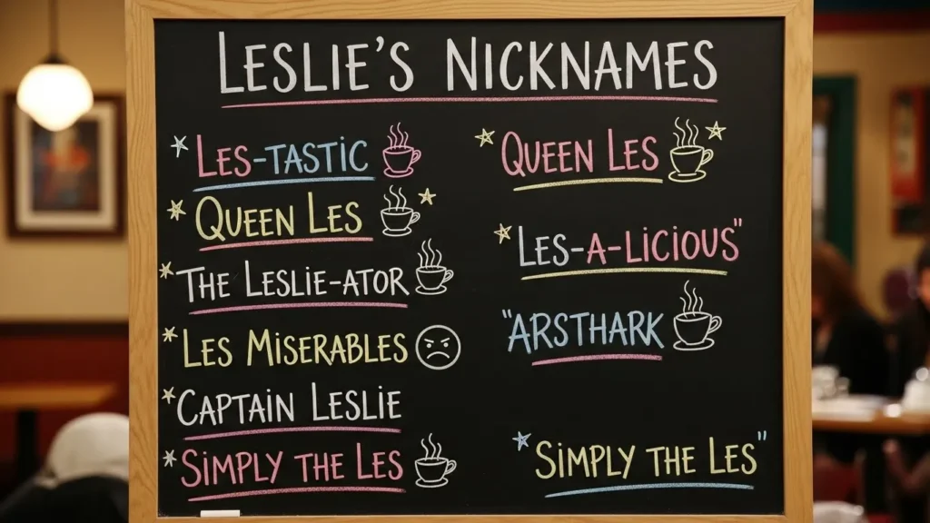 Nicknames for Leslie for Friends