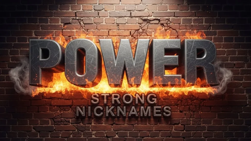 Powerful and Strong Nicknames