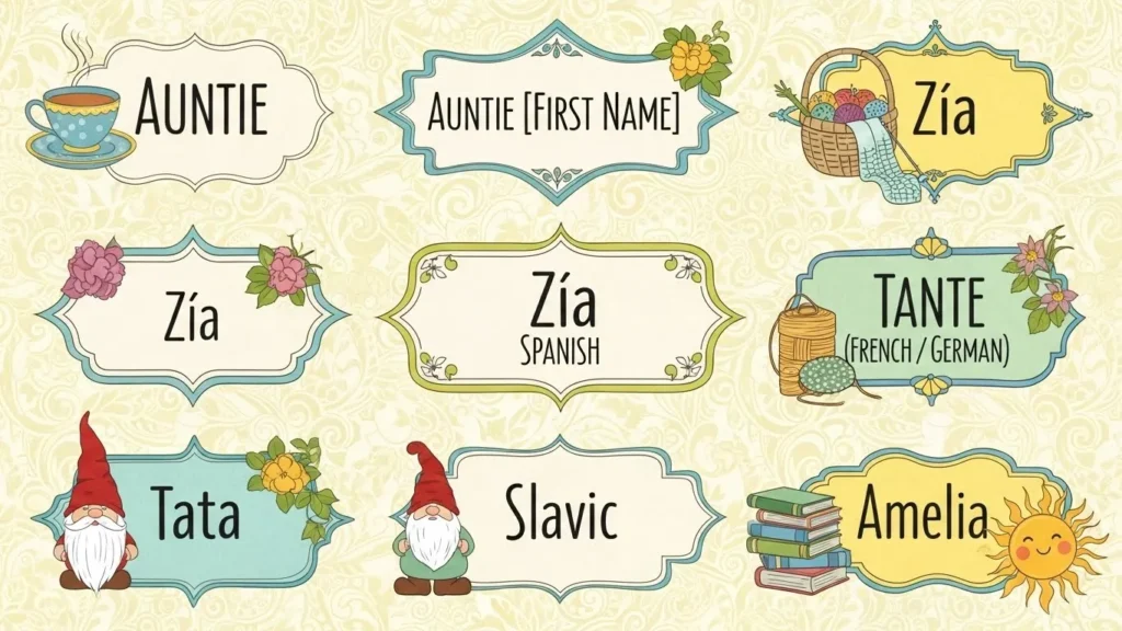 Respectful Nicknames for Aunt