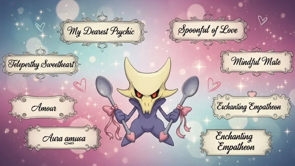 Romantic Alakazam Nicknames