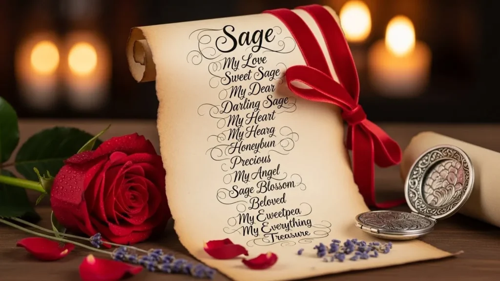 Romantic Nicknames for Sage