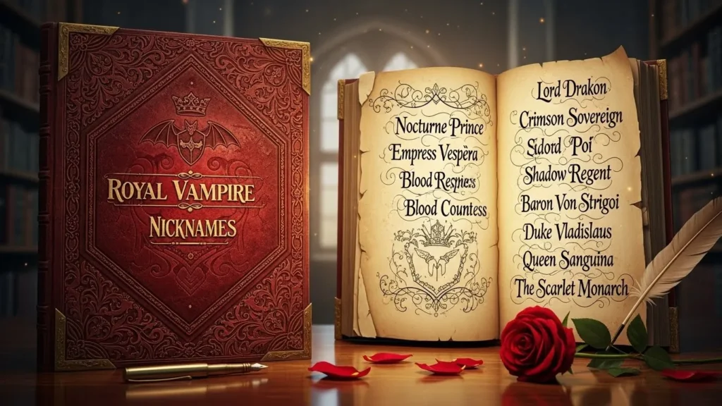 Royal Vampire Nicknames