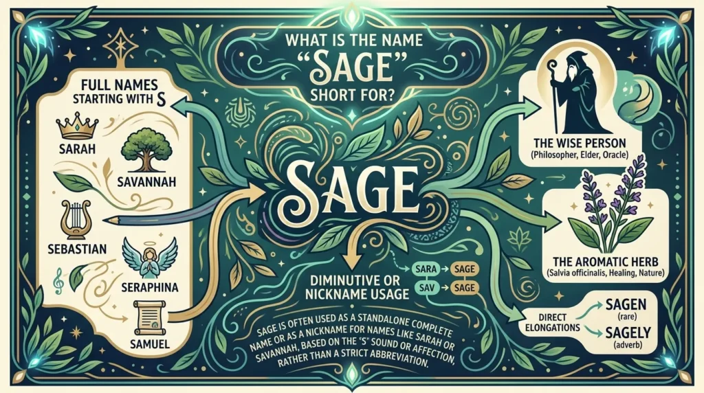 what is the name sage short for