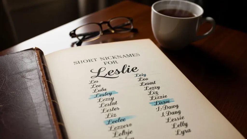 Short Nicknames for Leslie