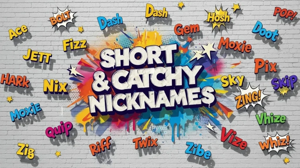 Short and Catchy Nicknames