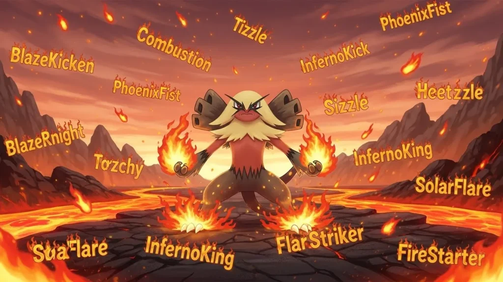 Smart & Creative Blaziken Nicknames