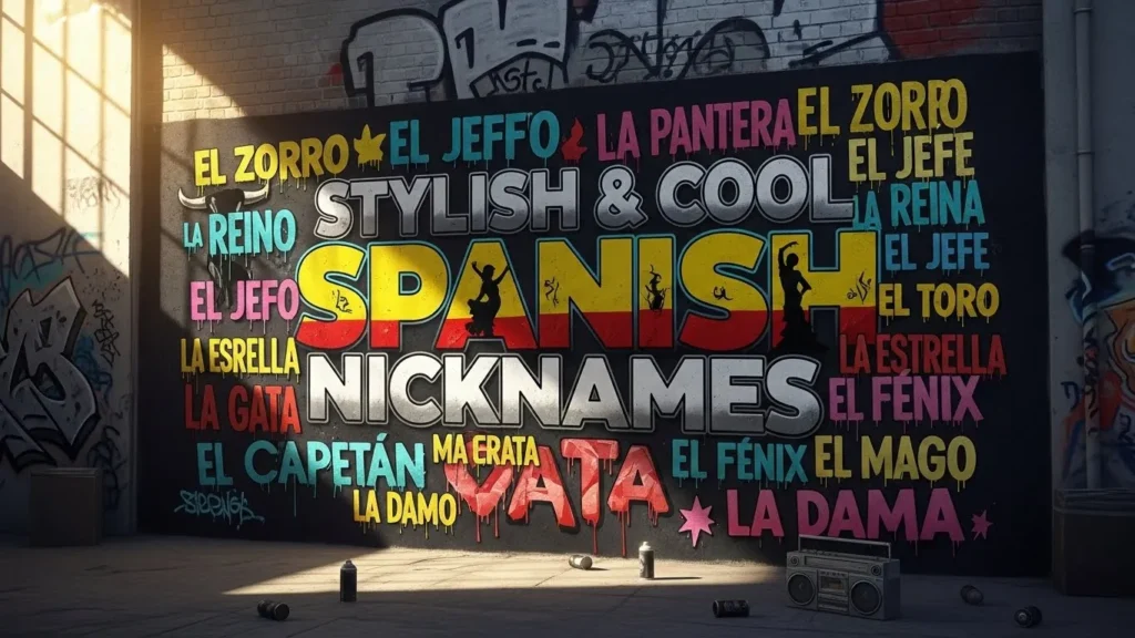 Stylish & Cool Spanish Nicknames 😎🔥