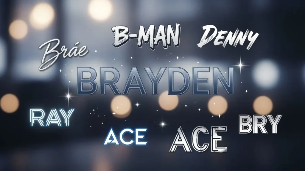 Stylish Nicknames for Brayden ✨