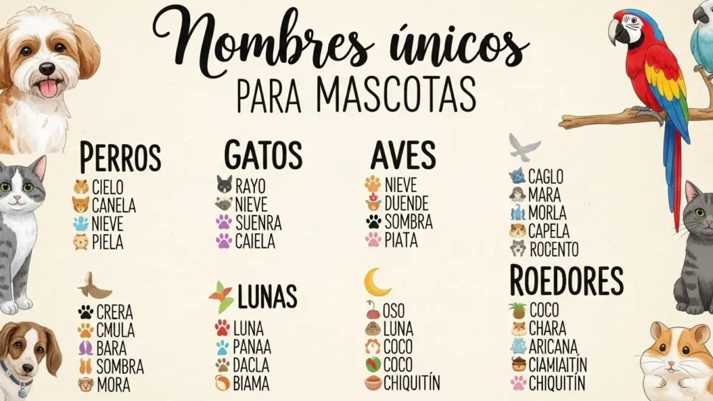 Unique Pet Names in Spanish