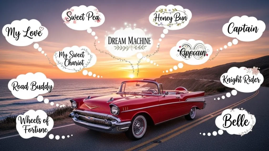 ❤️ Romantic Nicknames for Cars
