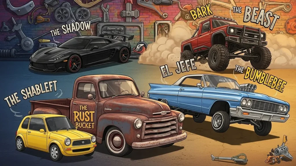 😎 Cool Nicknames for Cars