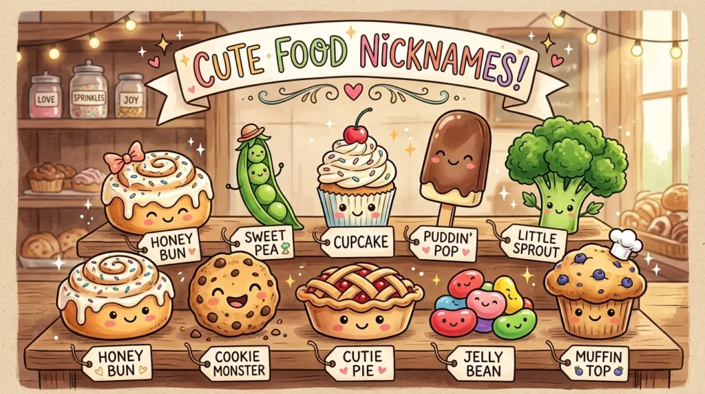 Cute Food Nicknames