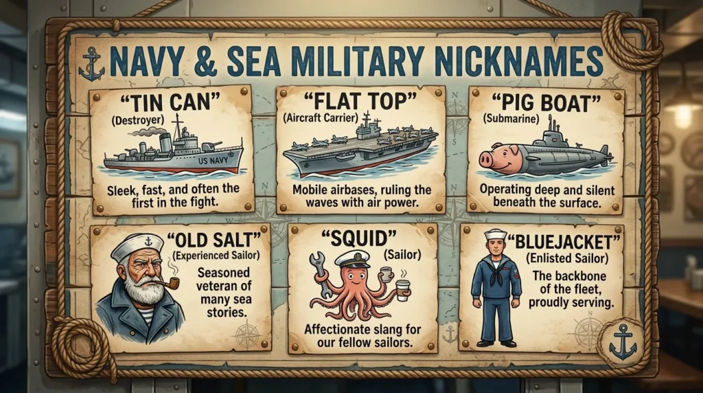 Strong & Powerful Military Nicknames
