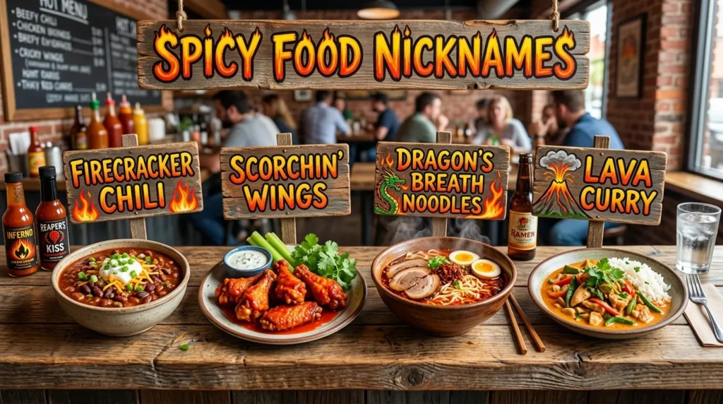 Spicy Food Nicknames