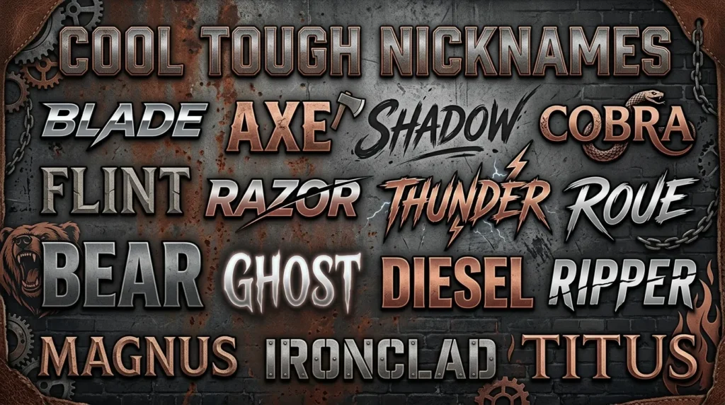 Cool Tough Nicknames