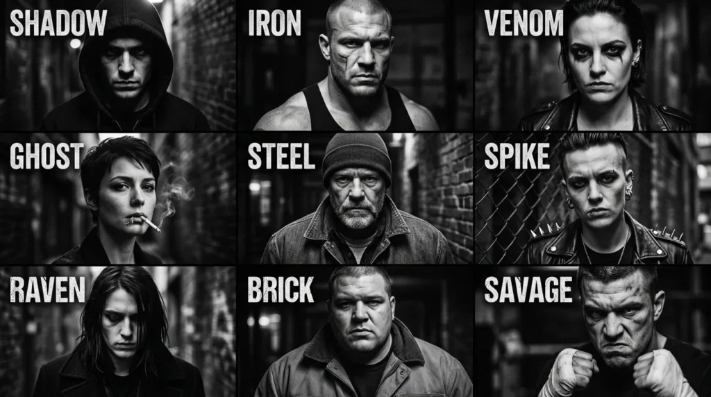 Dark Tough Nicknames