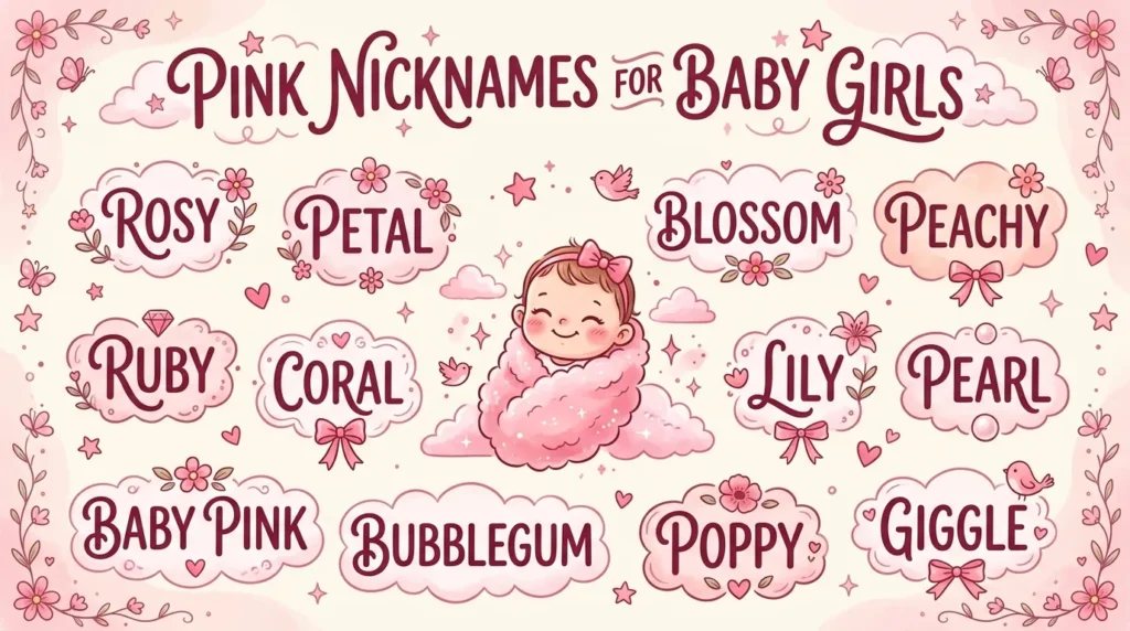 Pink Nicknames for Baby Girls