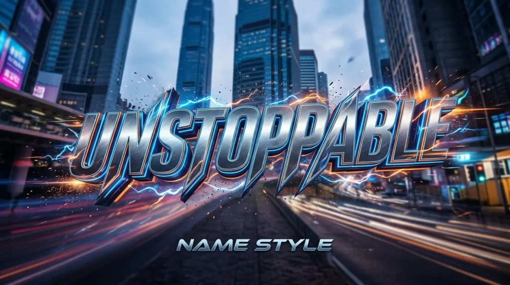 Unstoppable Name Style