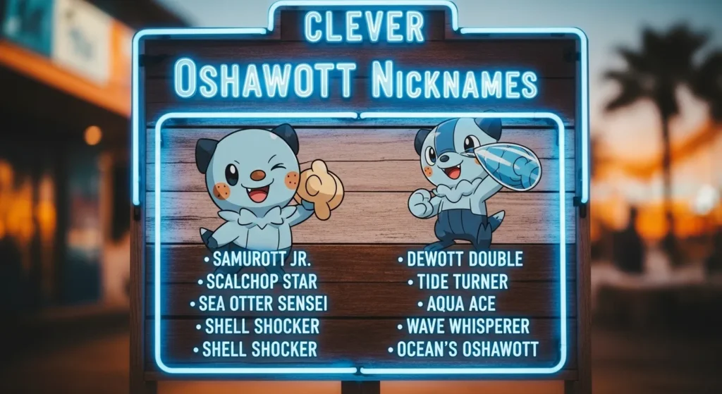 Clever Oshawott Nicknames