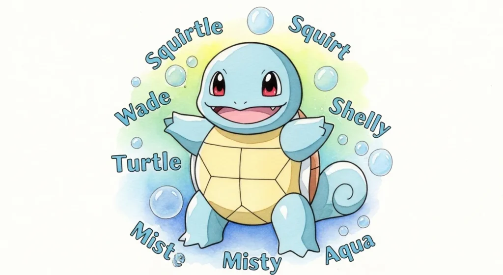 Cute Squirtle Nicknames