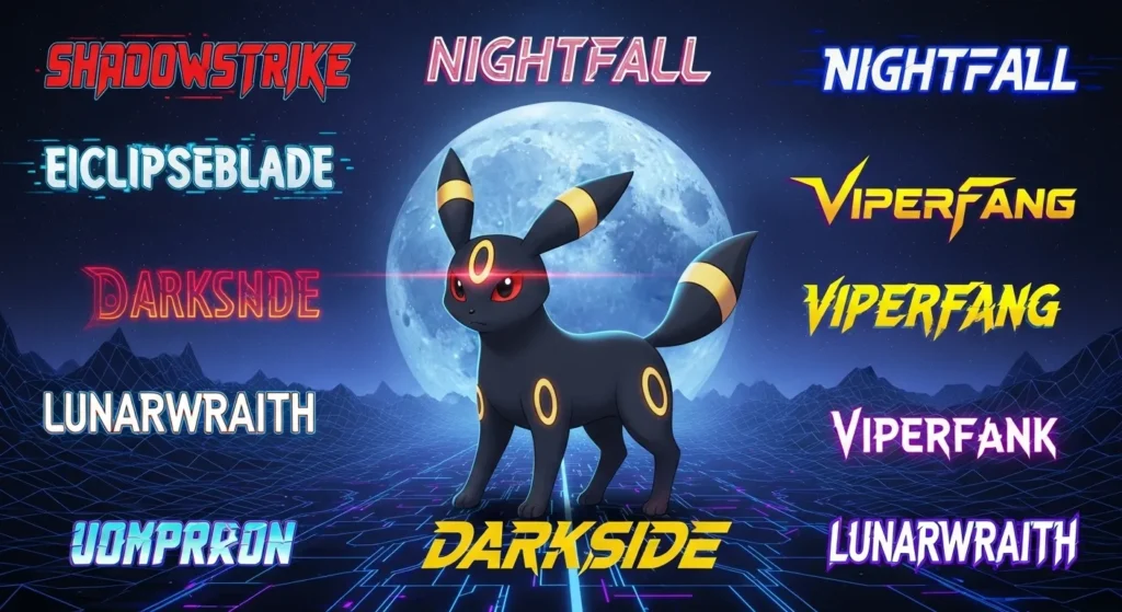 Gamer-Style Umbreon Nicknames