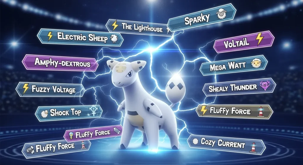 Gaming & Online Ampharos Nicknames