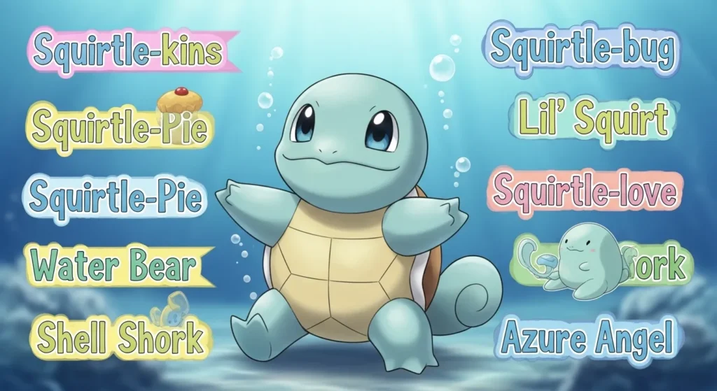  Sweet & Loving Squirtle Nicknames
