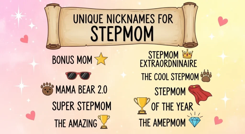 Unique Nicknames for Stepmom 🌟