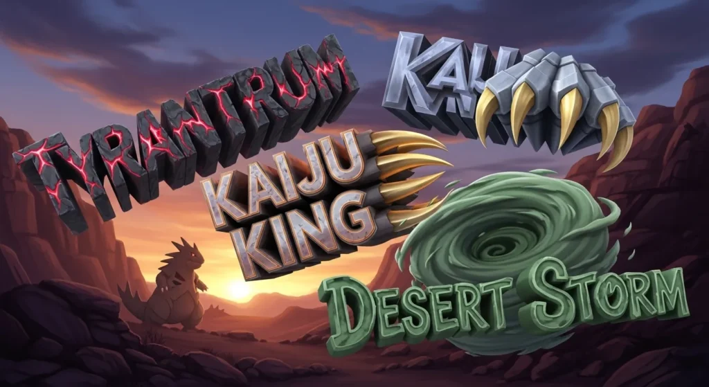 Unique Tyranitar Nicknames