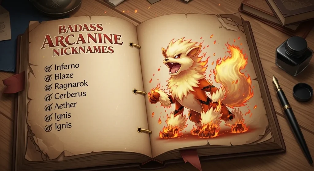 Badass Arcanine Nicknames