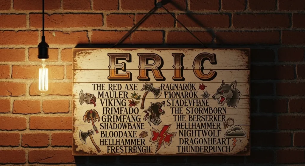 Badass Nicknames for Eric