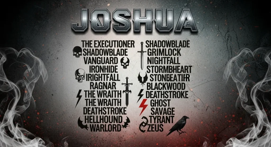 Badass Nicknames for Joshua