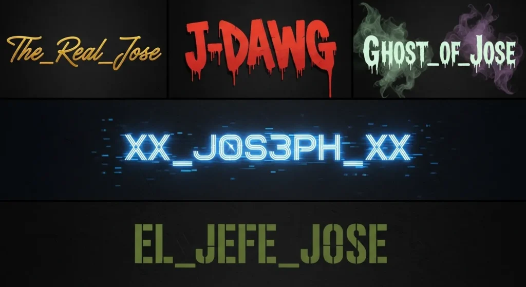 Best Username-Style Jose Nicknames