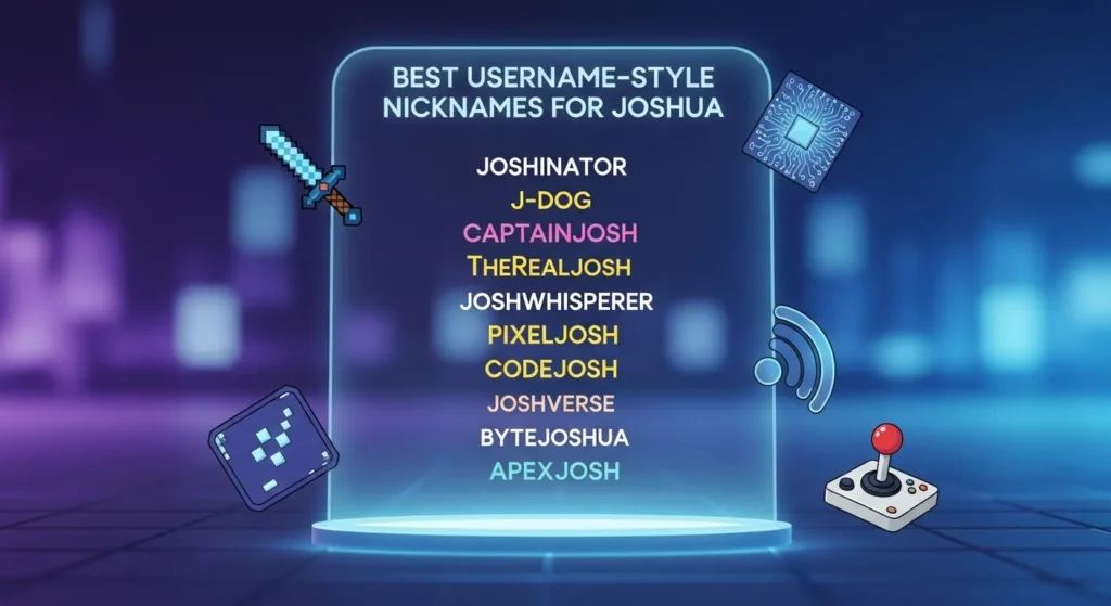 Best Username-Style Nicknames for Joshua