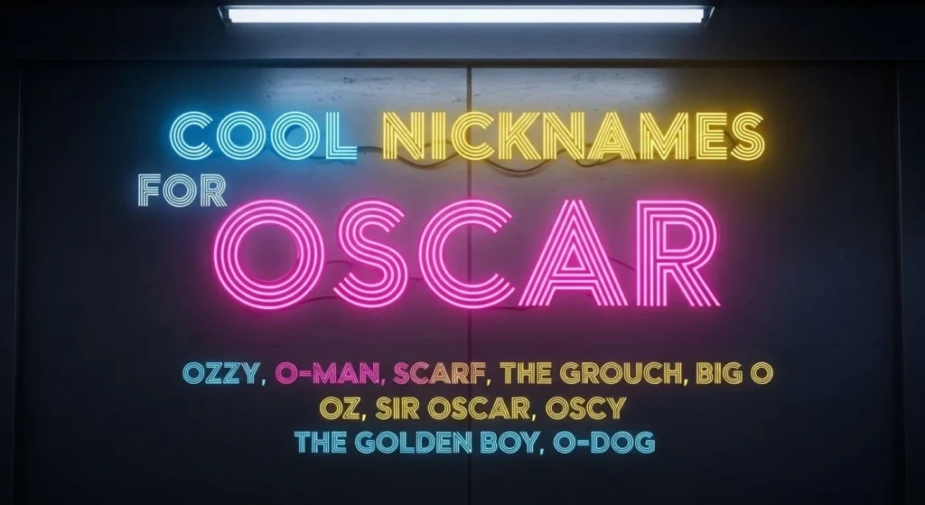  Cool Nicknames for Oscar
