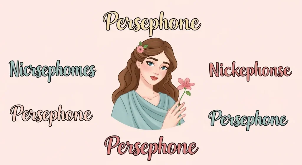 Cute Nicknames for Persephone