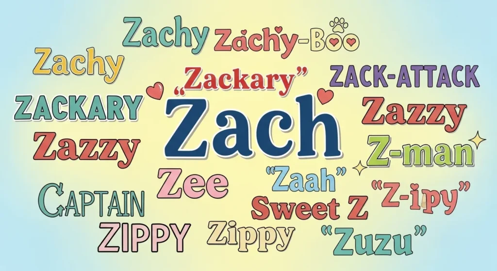 Cute Nicknames for Zach