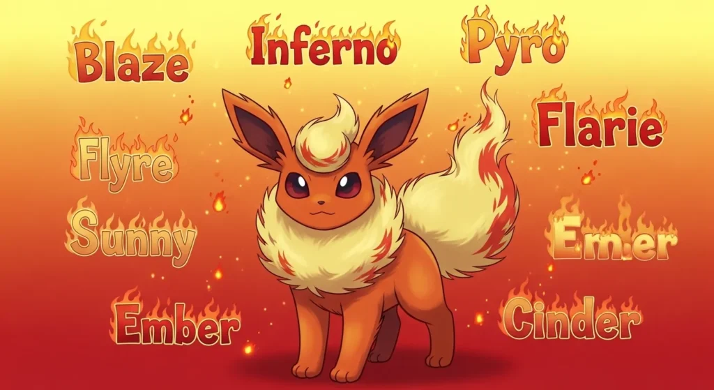 Flareon Nicknames